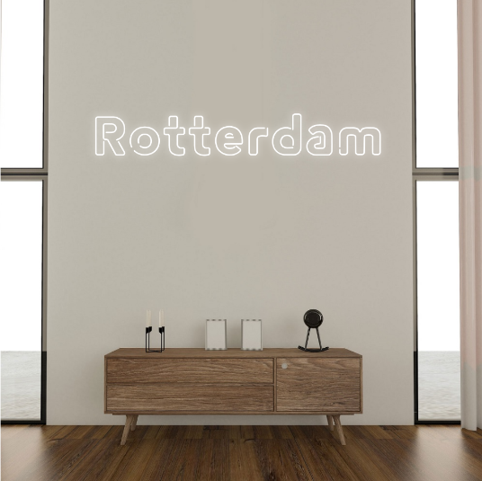 Rotterdam neon sign Rotterdam neon lamp