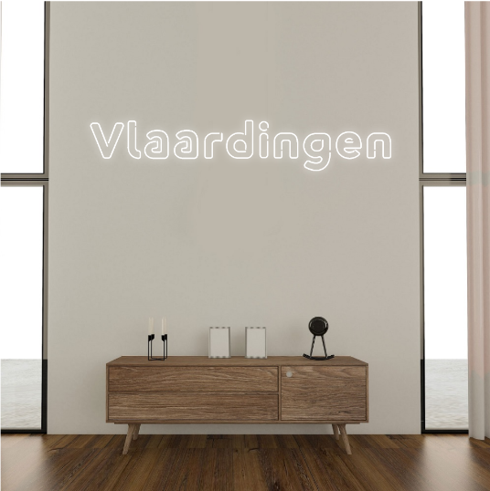 Vlaardingen neon sign Vlaardingen neon lamp