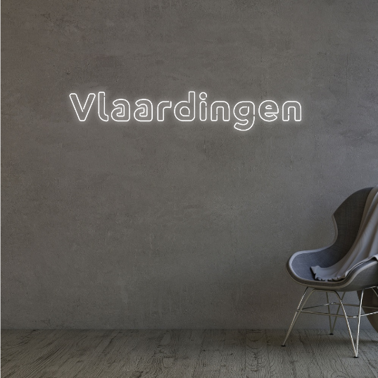 Vlaardingen neon sign Vlaardingen neon lamp